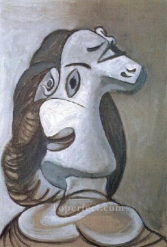  picasso - Head Woman 1924 cubist Pablo Picasso